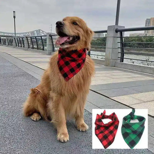 Bandana pour Chien à Carreaux