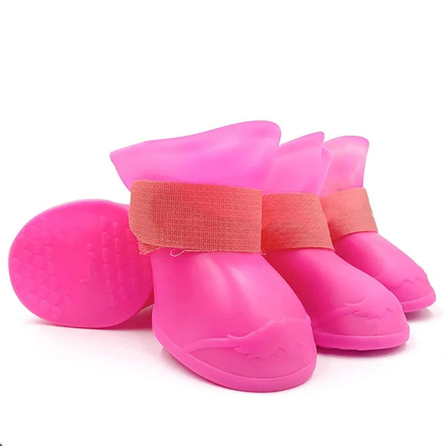 Bottes impermables pour Petit Chien en caoutchouc