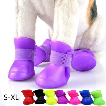 Bottes impermables pour Petit Chien en caoutchouc