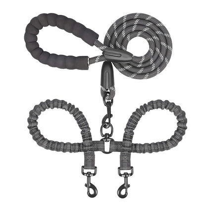 Laisse Double pour Chien Extensible