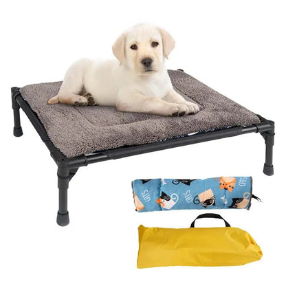 Lit pour Chien Surélevé + Coussin confortable