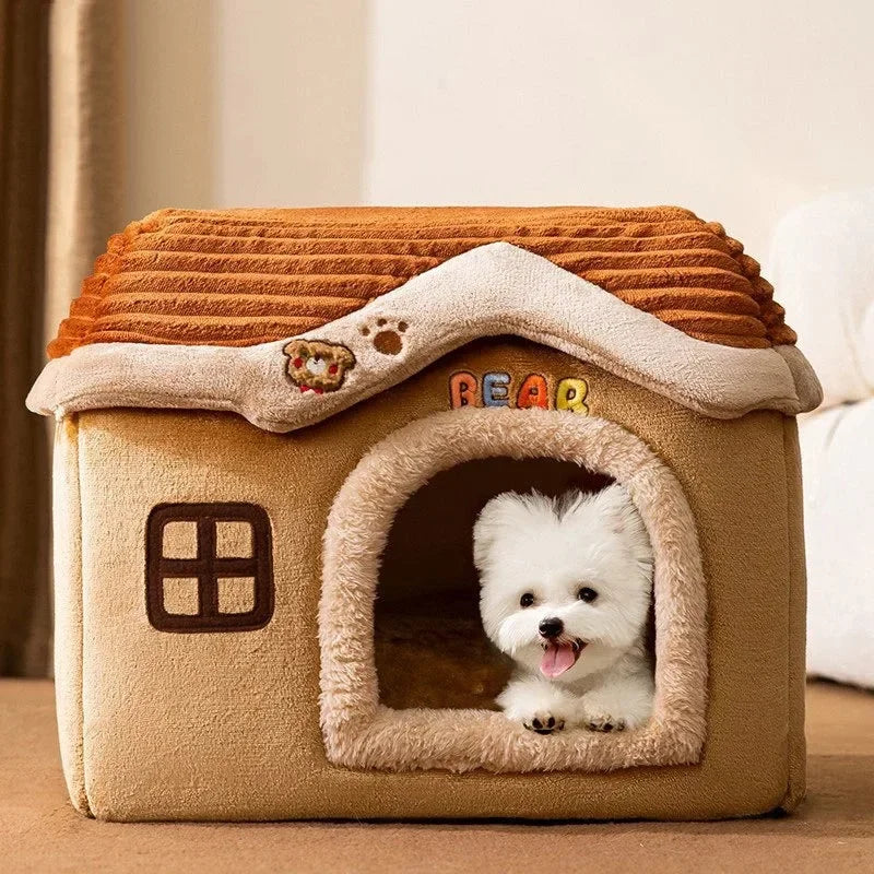 Niche pour Chien intérieur en forme de Maison