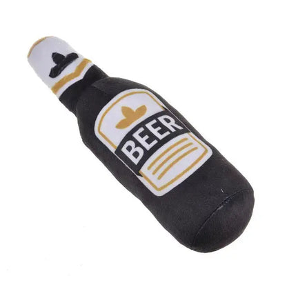 Peluche bouteille de bière pour Chien