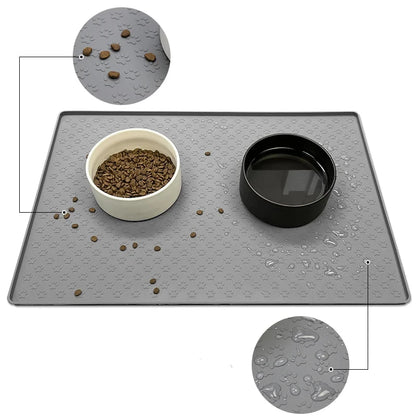 Tapis d'alimentation imperméable en Silicone