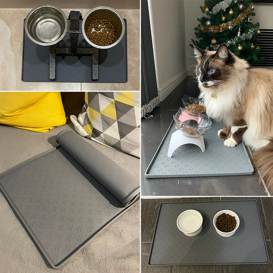 Tapis d'alimentation imperméable en Silicone